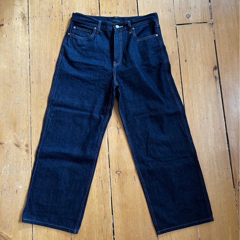 Uniqlo Wide Leg Straight Mid-Rise Women's Jeans